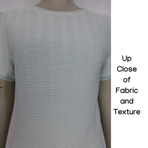 St John Short Sleeve Knitted Top (1 faint stain at front) - Picture 7 of 11